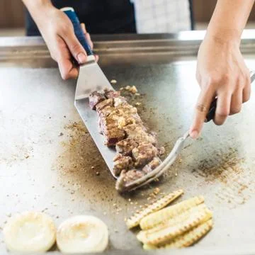 Beef premium steak Stock Photos