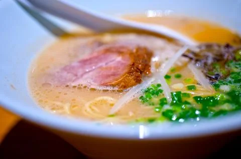Beef ramen noodles Stock Photos