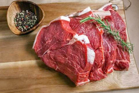 Beef Raw meat Foto stock