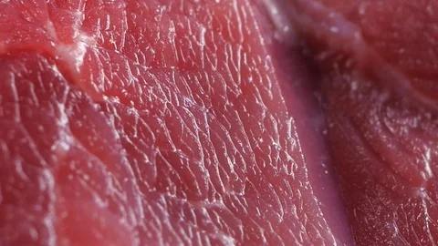 Beef raw red meat closeup texture background Stock Footage 87220637