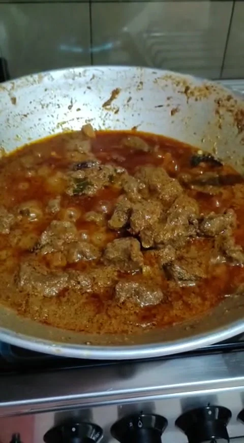 Beef Rendang Stock Footage 236978021