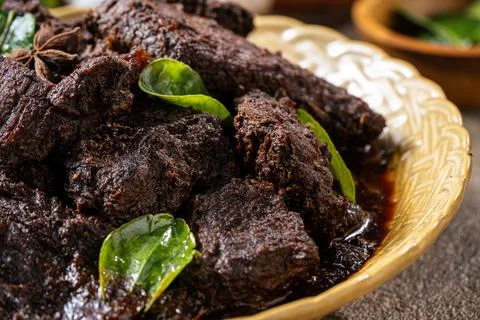 Beef Rendang Stock Photos