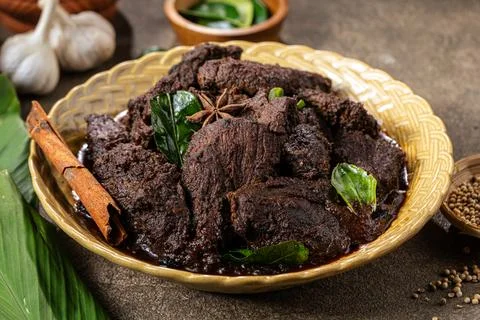 Beef Rendang Stock Photos