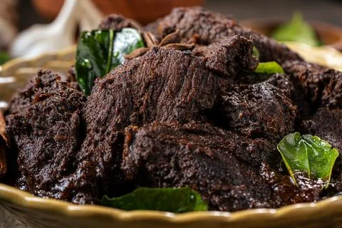 Beef Rendang Stock Photos