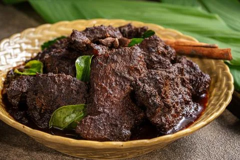 Beef Rendang Foto stock