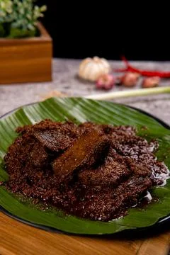 Beef Rendang Stock Photos