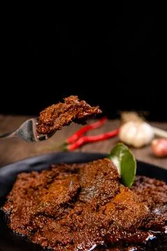 Beef Rendang Stock Photos