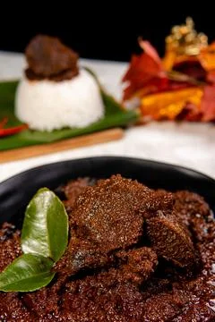 Beef Rendang Stock Photos