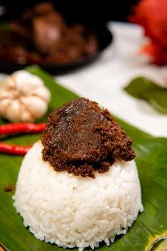 Beef Rendang Stock Photos