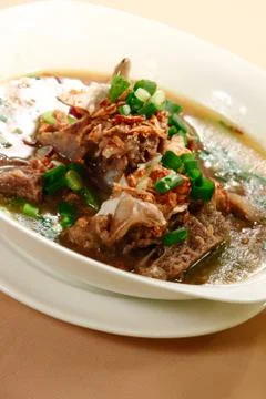 Beef rib soup Stock Photos