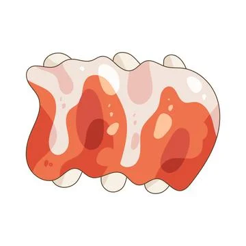 Beef ribs Stock-Illustration