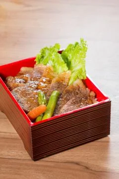 Beef rice Foto stock