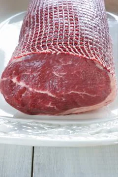 Beef roasting joint Stock Photos