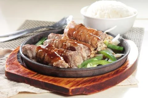 Beef rolls Stock Photos