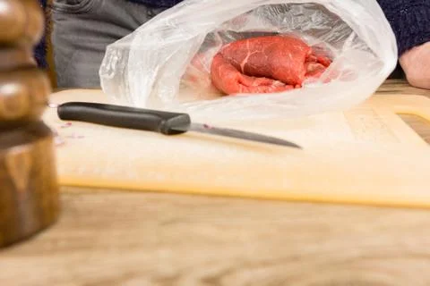 Beef roulade Stock Photos