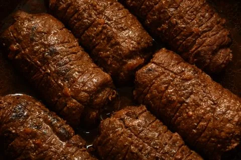 Beef roulades Stock Photos