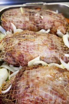 Beef round Foto stock