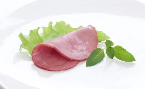 Beef sausage cuts Stock Photos