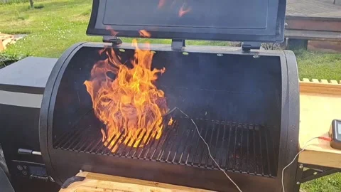 Beef sirloin cap is being seared Stock Footage 272549926
