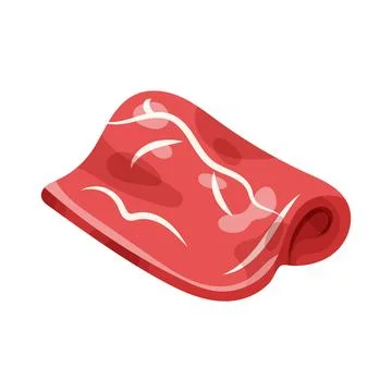 Beef slice Illustrazione stock