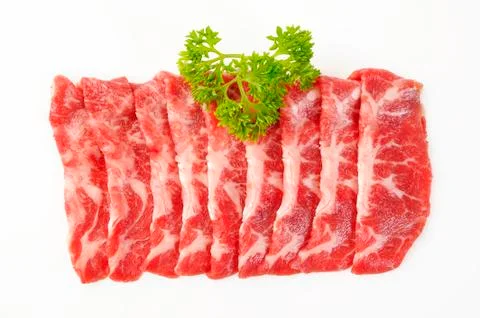 Beef sliced Stock Photos