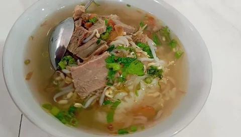 Beef soup Stock Footage 265834680