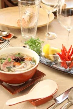 Beef soup Stock Photos