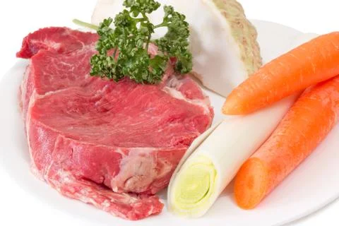 Beef soup Foto stock