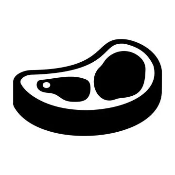 Beef steak icon. Vector illustration Stock Illustration