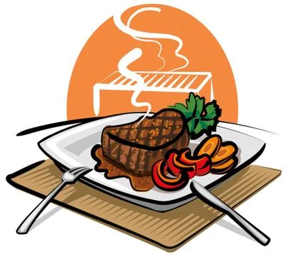 Beef steak Stock Illustration