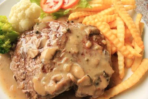 Beef steak Stock Photos