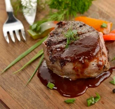 Beef steak Stock-Fotos