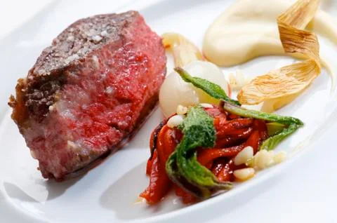 Beef steak Stockfoto's