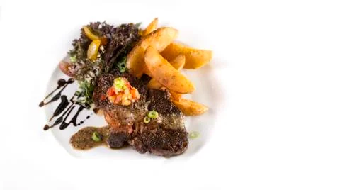 Beef steak Stock Photos