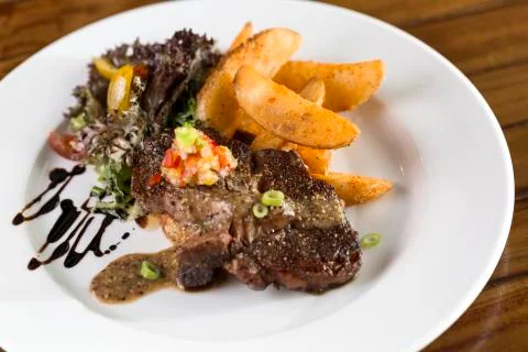 Beef steak Stock Photos