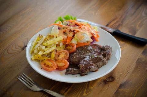 Beef steak Stock Photos
