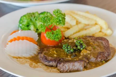 Beef steak Stock-Fotos