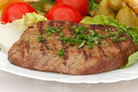 Beef steak Stock Photos