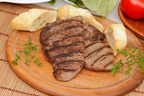 Beef steak Stock Photos