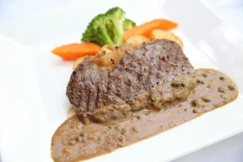 Beef steak Stock Photos