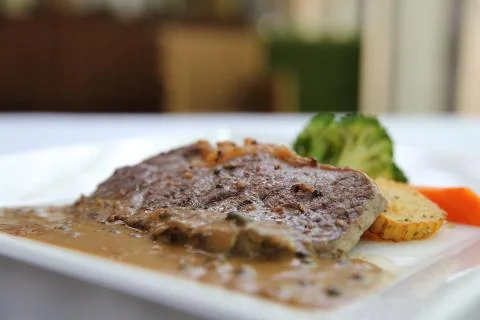 Beef steak Stock Photos