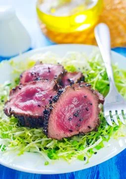 Beef steak Stock Photos