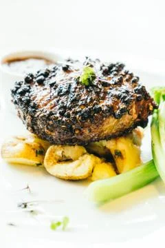 Beef steak Stock Photos