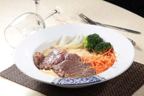 Beef steak Stock Photos