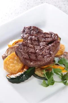 Beef steak Stock Photos