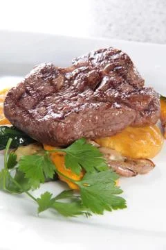 Beef steak Stock Photos