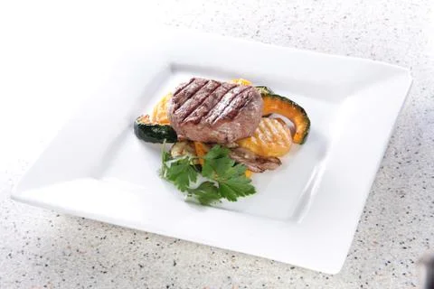 Beef steak Stock Photos