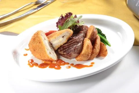 Beef steak Stock Photos