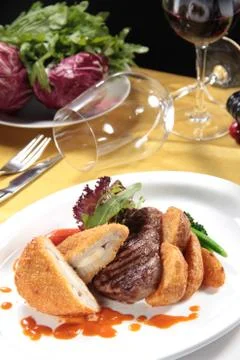 Beef steak Stock Photos