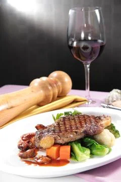 Beef steak Foto stock